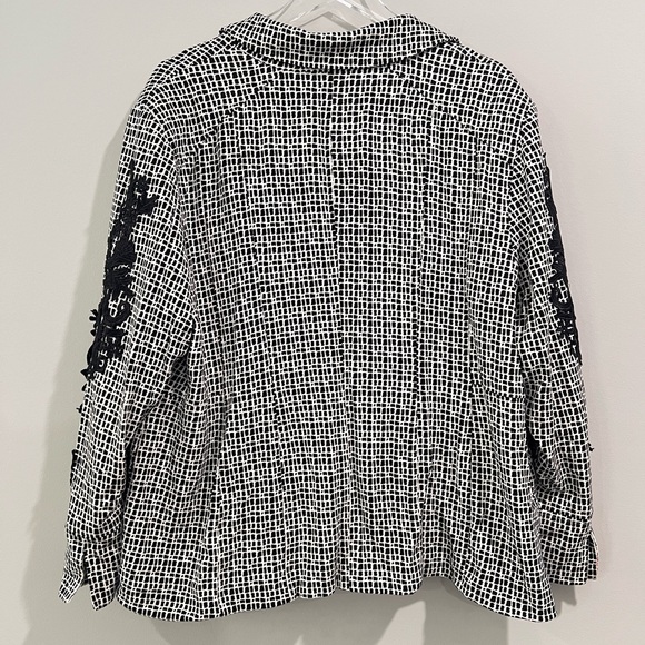 Chico’s Menswear Ponte Jacket Size 4 - Picture 8 of 11